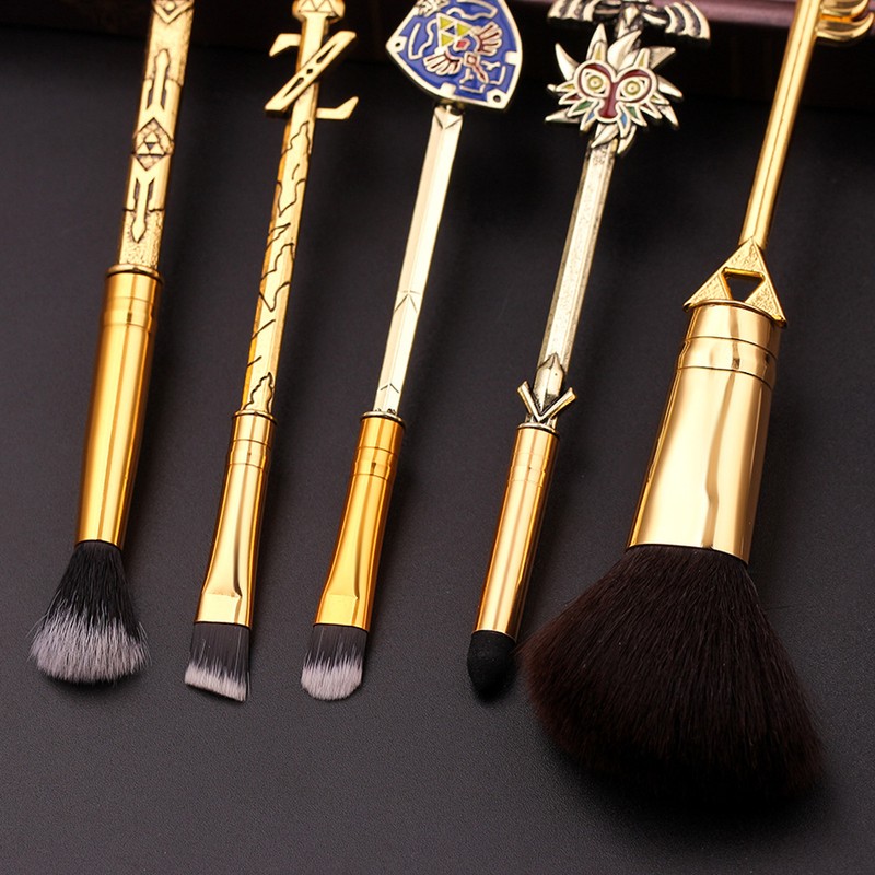 5pcs Cosmetic Anime Makeup Brushes Set Cosplay Gift Cosmetic Makeup