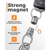 FEGVE Titanium Magnetic Heavy Duty Swivel Quick Release Keychain-2 Button