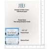 JBH Creations Be Not Afraid Bible Verse Cards with Full