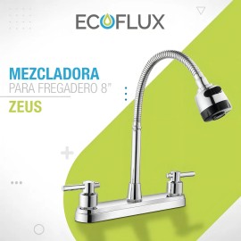 Mezcladora Para Fregadero Flexible Llave Cocina Cuerpo Latón