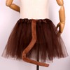 Monkey Costume Monkey Ears Headband and Tail, Bowtie, Tutu 4PCS