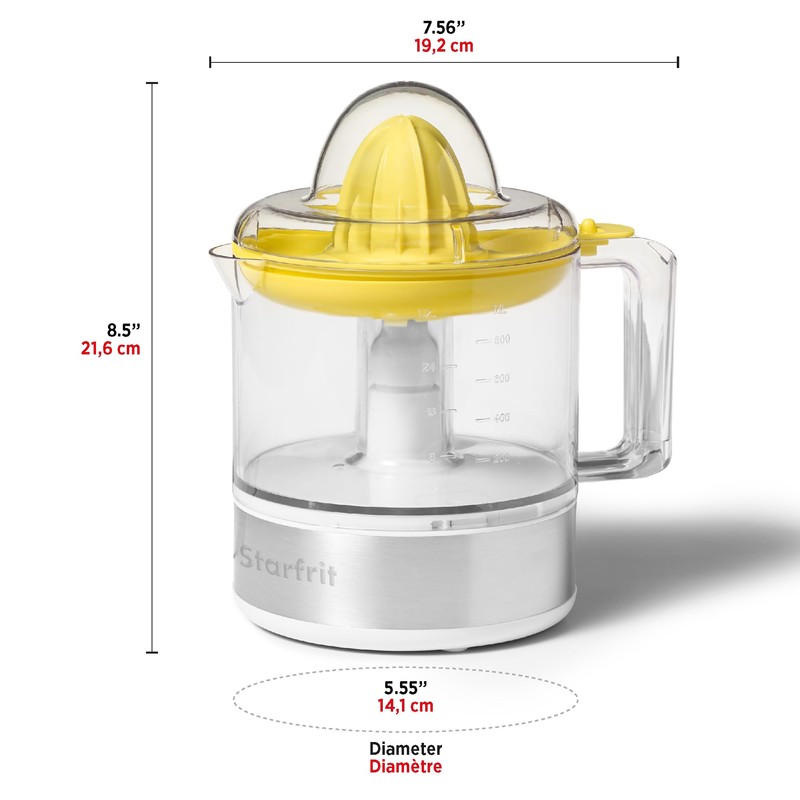 Starfrit Electric Citrus Juicer - 800ml - 2 Size Juicing