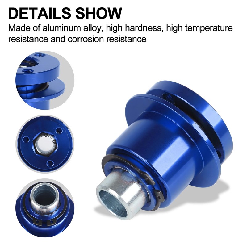 CNSPEED 3 Hole Steering Wheel Quick Release Hub Adapter, Car