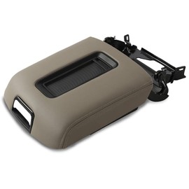 G-PLUS Center Console Armrest Lid Compatible with Chevy Tahoe/Suburban 2015-2019,Fit GMC Yukon/Yukon XL Center 2015-2019 Console Armrest Lid 0227083AA L0227083AA Brown