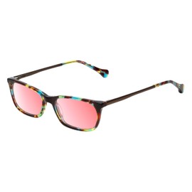 Calabria Avondale Pink Tint FL-41 Reading Glasses +3.75 Rainbow Tortoise Women Blue Light Sensitive Migraine FL41 Readers