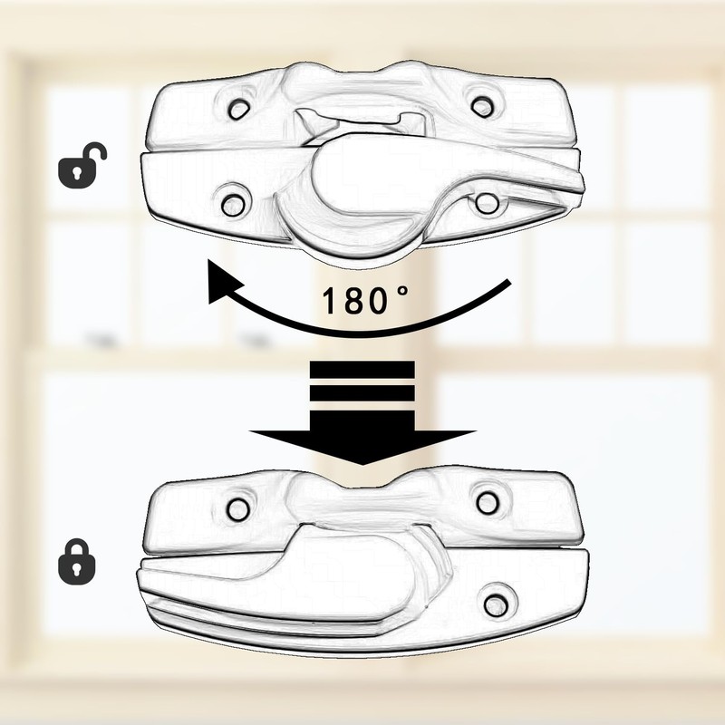 Window Lock for Andersen Sash Locks and Retainers Keepers,Window Safety