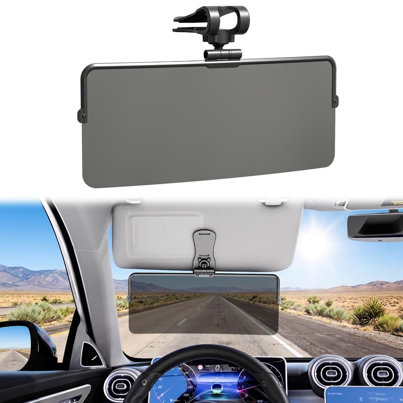 helloleiboo Sun Visor Extender for Cars Polarized UV400 Anti-Glare Sun