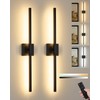 8000mAh Battery Operated Wall Sconce Set of 2, 3 Color