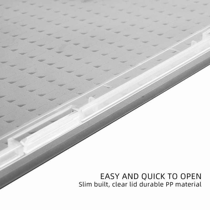 SF Collection Fly Boxes Clear Fly Fishing Box A4 Extra