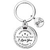 QMVMV To My Daughter Inspirational Gifts Keyring Keychain Key Rings