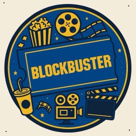 Hi Gloss!! Blockbuster Video Store Vintage Style Sign