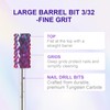 3/32" Large Barrel Bit Tungsten Carbide Nail Drill Bit Safety