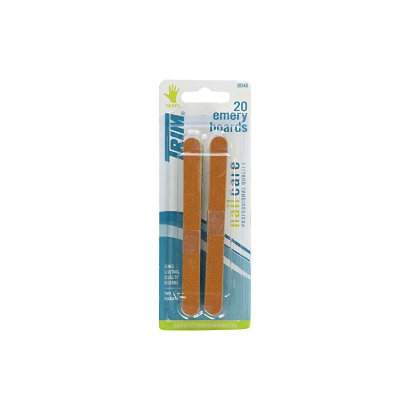 Trim Emery Boards - Double Sided Grit Nail Files -