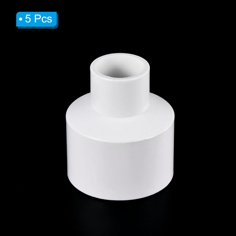 PATIKIL PVC Reducer Pipe Fitting 40mm to 20mm ID, 3