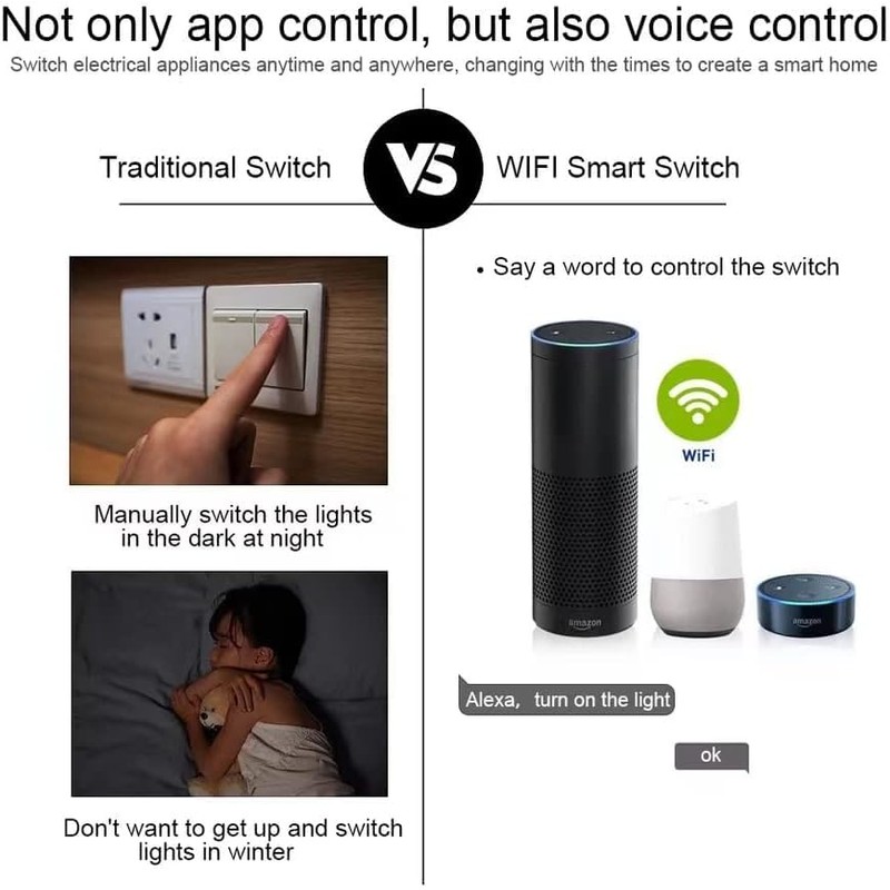 Tuya 2 Channel Updated USB 5V/DC/AC 7-32V, Momentary Inching Self-Locking
