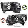 Reinko Headlights w/Corner Lights Compatible with 94-01 Dodge Ram 1500