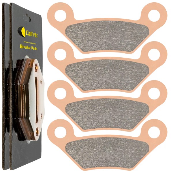 Caltric 2 Front or Rear Brake Pads for John Deere