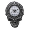 Veronese Design Steampunk Cold Cast Pewter Xeno Flat Skull Wall
