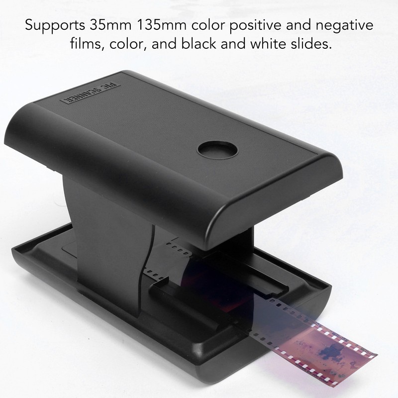 135mm 35mm Mobile Film Slide Scanner with LED Backlight Support