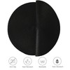 Place Mat Round Black Place Mats Washable Set of 6