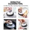 YAFIYGI Steel Wool Scrubber Handle Reusable Steel Wool Brush Steel