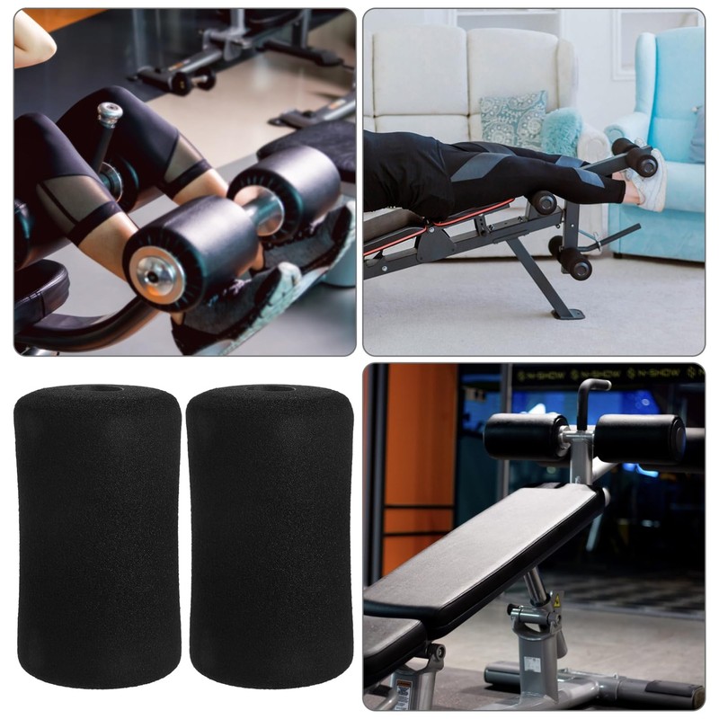 Mipcase 4pcs Foam Roller Pad Replacement for Gym Equipment Compatible