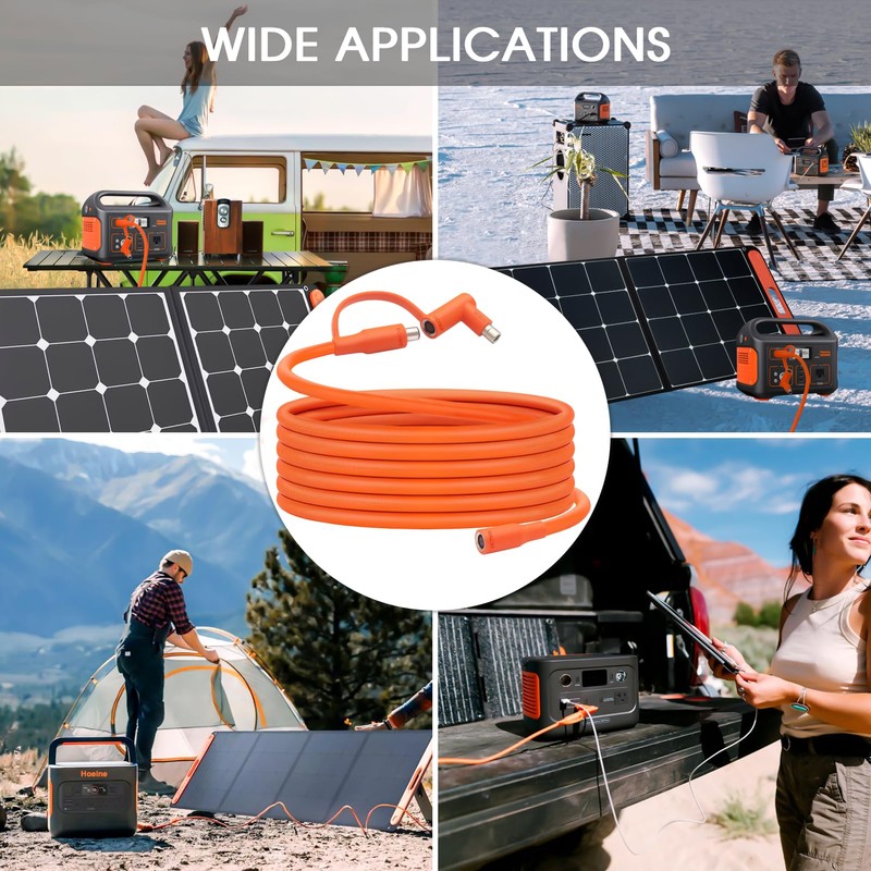 Hoeine Solar Panel Extension Cable Compatible with Jackery Solar Panel