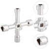Universal key, control cabinet key, 4-way multifunctional key, 2 pieces
