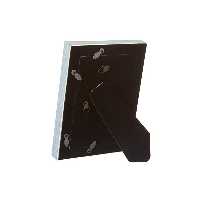 5X7 COASTAL BLUE W/WHITE