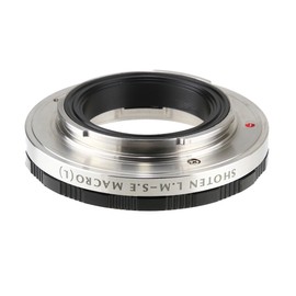 SHOTEN LM-SE M Mount Adapter (Laika M Mount Lens to Sony E-Mount Convert) with Helicoid (Light Version (+5mm), Black)