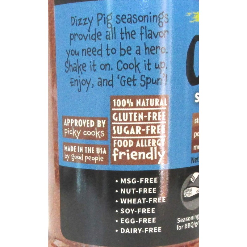 Dizzy Pig BBQ Cow Lick Steak Rub - 8 Oz