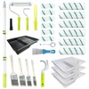 Paint Roller Kit with Extension Pole, 28 PCS Set, 2-4