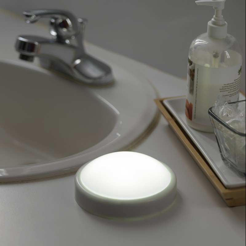 LIGHT IT! by Fulcrum, 30302-308 Luna LED Tap Light, White,