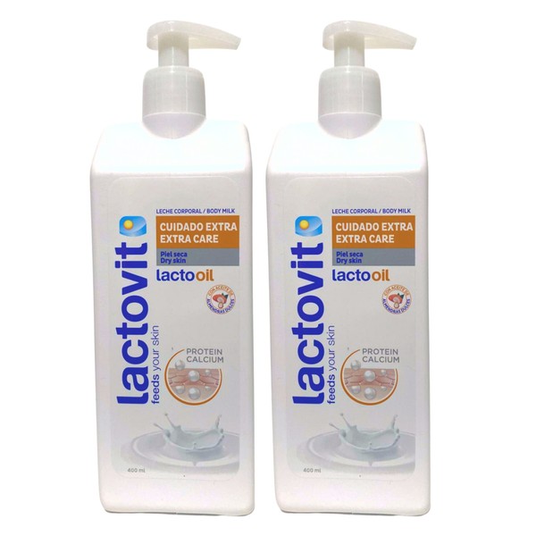 Lactovit Lactooil Intensive Moisture Body Milk Extra Care for Dry Skin 2-Pack