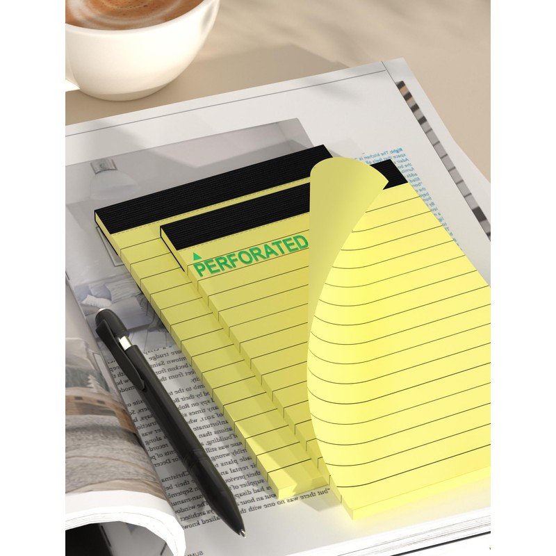 10 Pack A7 Small Notepads Refills 3x5 Yellow Pads of