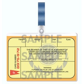 Star Trek - Captain Kirk cosplay I.D. Badge