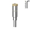 MOLLOM 1/4" (6mm) 2Pcs Diamond Hole Saw with 2Pcs Removable
