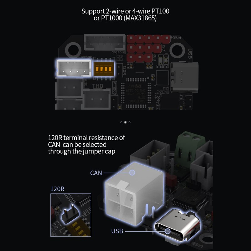 BIGTREETECH EBB 36 CAN V1.2, Shield for Connecting Clipper Extension