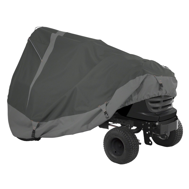 Classic Accessories Heavy-Duty Lawn Tractor Cover, Fits Tractors with Decks
