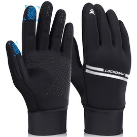 LOCOODAY Gloves Men Women Cycling Gloves Winter Thermal Warm Windproof Touchscreen Non-Slip Outdoor Running Cycling Gloves