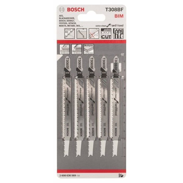 Bosch 2330306 Jigsaw Blade, Silver