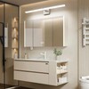 ZUZITO 24 Inch Vanity Lights for Bathroom Brushed Nickel Over
