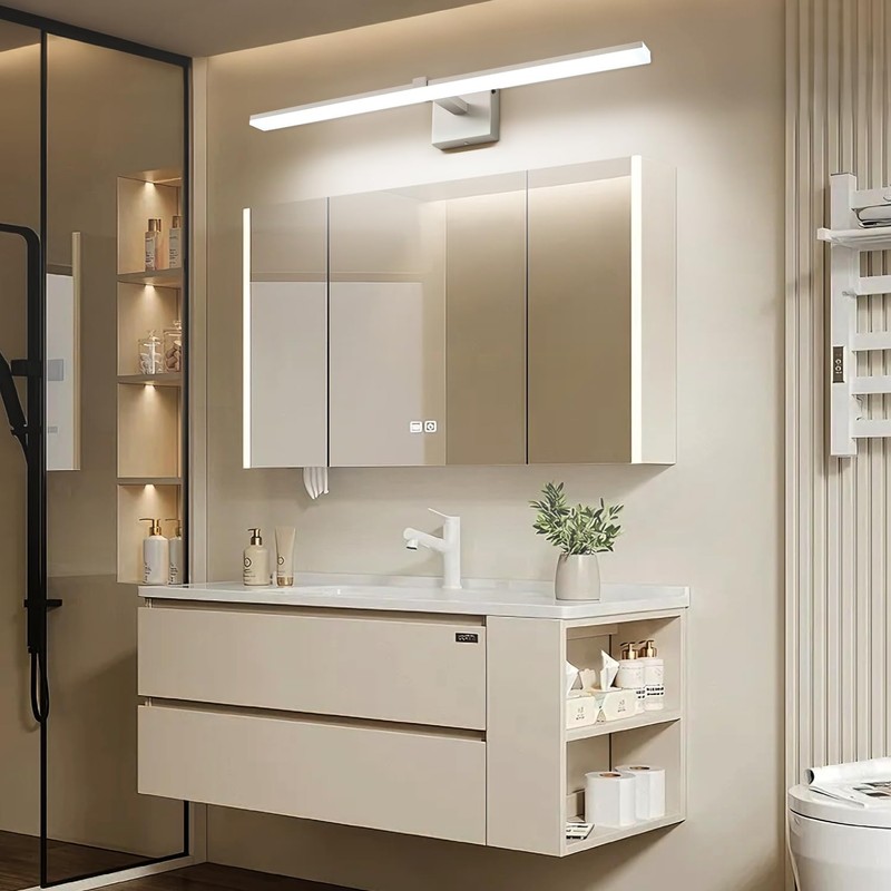 ZUZITO 24 Inch Vanity Lights for Bathroom Brushed Nickel Over