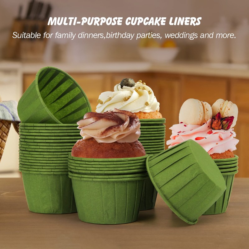 Volein Paper Muffin Cases Pack of 50 Cupcake Moulds for