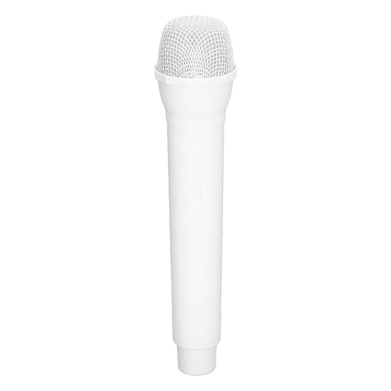 Microphone Props ABS Material Cosplay White 1:1 Scale Kids Photography