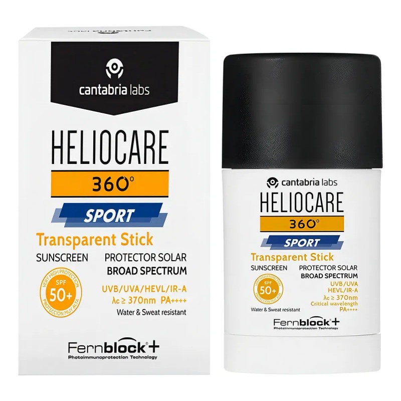 Heliocare 360 Sportsun Stick Transparente Spf 25g