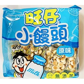 Cookie,Original Milk Flavored Rice Crackers, Traditional Chinese Snack,11.29 Oz 旺仔小馒头