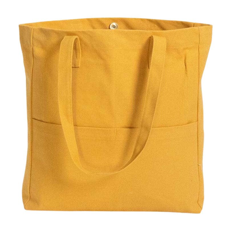 Terra Thread Organic Cotton Executive Work Tote Bag, Lavender