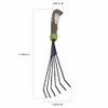 AMES 1985350 Hand Rake with Ergo Gel Grip, 11-Inch, Brown