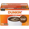 Dunkin' Donuts Medium Roast K-Cup Coffee Pods, Original Blend, 72